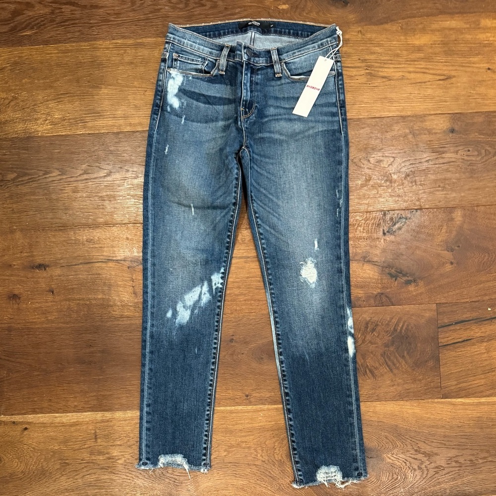 Hudson Tally Skinny Raw Hem Jeans | 27 NWT